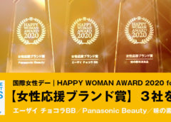 国際女性デー|HAPPY WOMAN AWARD 2020 for SDGs