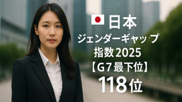 【前年同様118位でG7最下位】日本のジェンダーギャップ指数2025──「政治のガラスの天井」はさらに厚く？｜HAPPY WOMAN ACADEMY