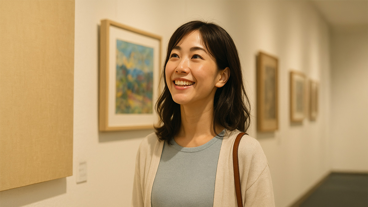 「ミュゼ活」で自分を整える時間―美術館へ作品に会いに行く―｜HAPPY WOMAN ACADEMY